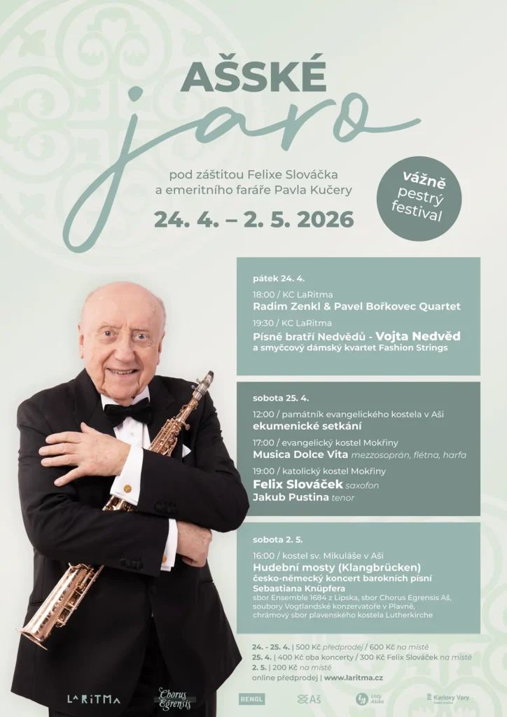 Ašské jaro 2026 - Chorus Egrensis, smíšený pěvecký sbor